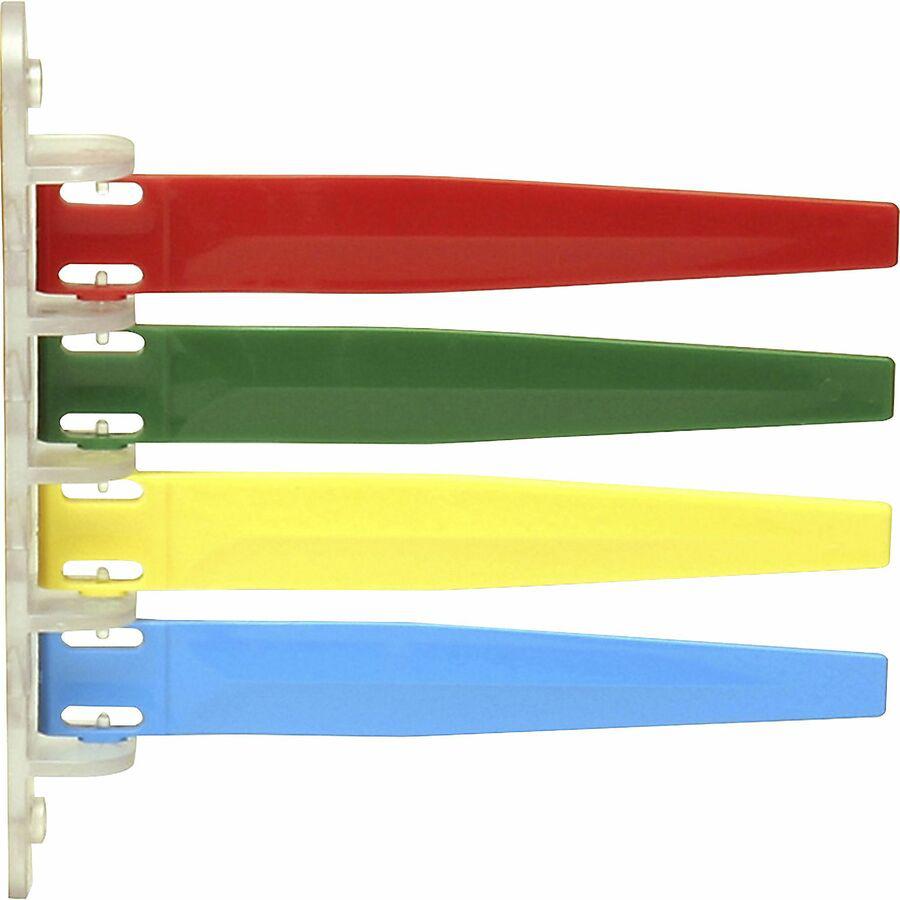 IMC-DIP Exam Room Status Signal Flags - 7.8" x 7.3" - Plastic - Red, Green, Yellow, Blue. Picture 2