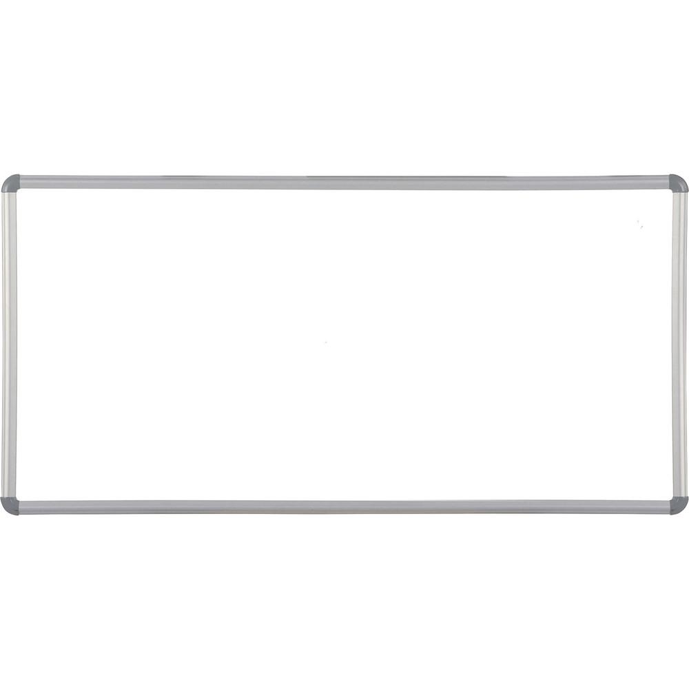 MooreCo Magna Rite Magnetic Marker Boards - 48" (4 ft) Width x 96" (8 ft) Height - Steel, Polyvinyl Chloride (PVC), Medium Density Fiberboard (MDF) Surface - Anodized Aluminum Frame - Rectangle - 1 Ea. Picture 2