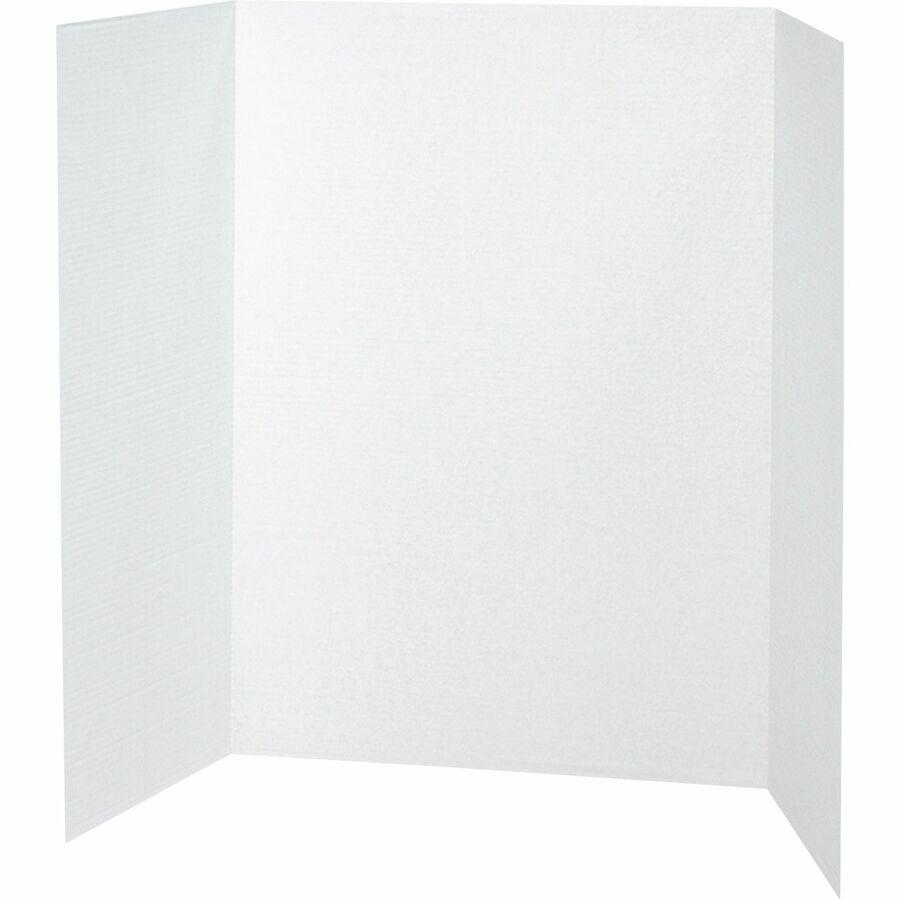 Pacon Presentation Boards - 36" Height x 48" Width - White Surface - 24 / Carton. Picture 6