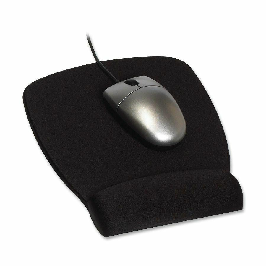 3M Nonskid Mouse Pad - 8.50" x 6.75" x 0.75" Dimension - Black - Foam - 1 Pack. Picture 2