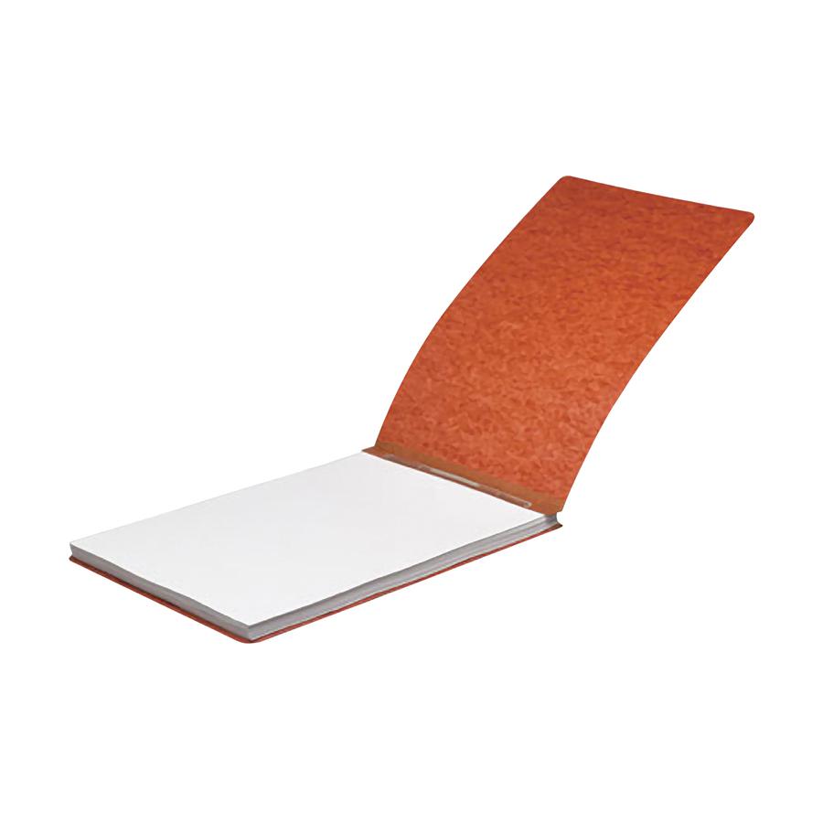 ACCO Letter Recycled Report Cover - 2" Folder Capacity - 8 1/2" x 11" - Spring Style Fastener - Pressboard, Tyvek - Earth Red - 60% Recycled - 1 Each. Picture 2