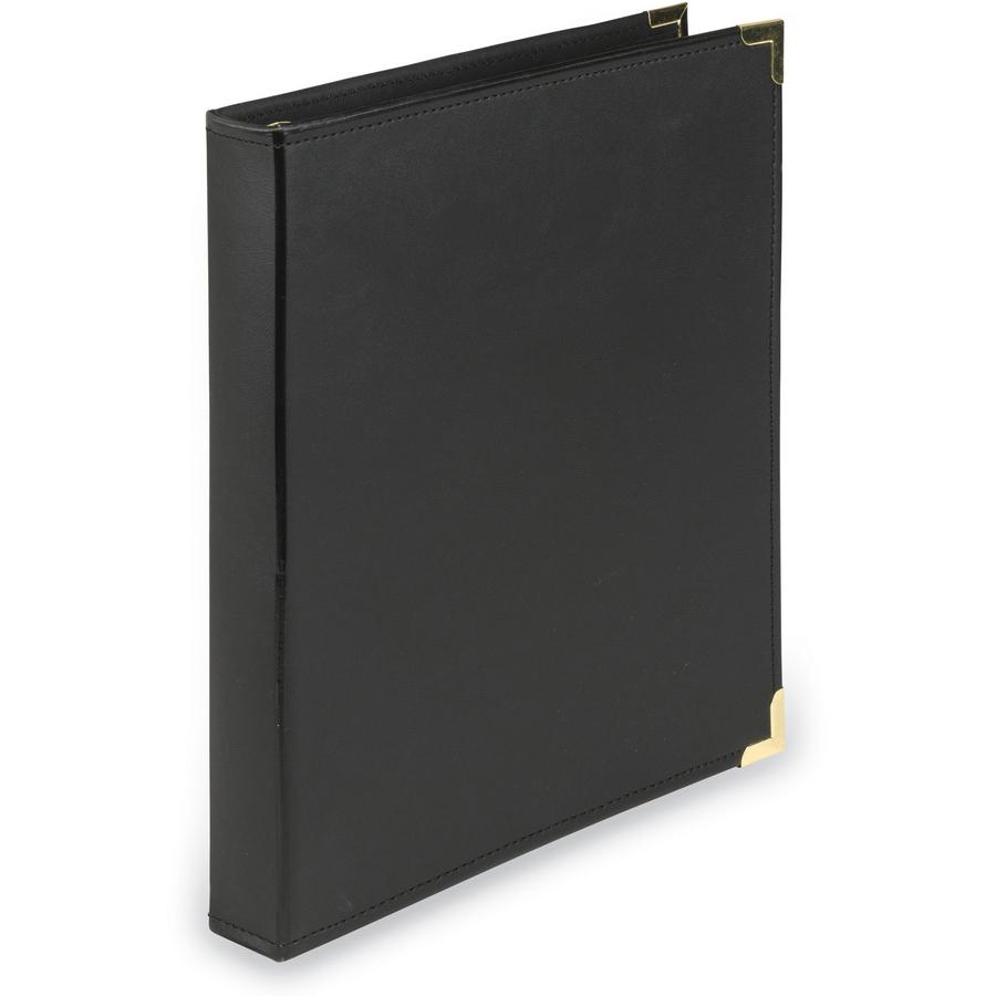 Samsill Classic Collection Executive Presentation Binder - 1" Binder Capacity - Letter - 8 1/2" x 11" Sheet Size - 200 Sheet Capacity - 3 x Round Ring Fastener(s) - 2 Inside Back, Inside Front Pocket(. Picture 3