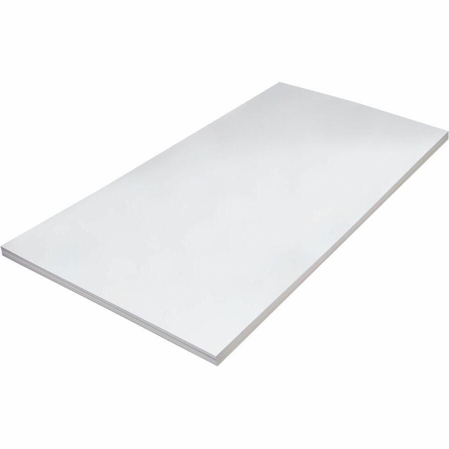 Pacon Medium Weight Multipurpose Tagboard - Art Project, Craft Project - 36"Width x 24"Length - 100 / Pack - White. Picture 3