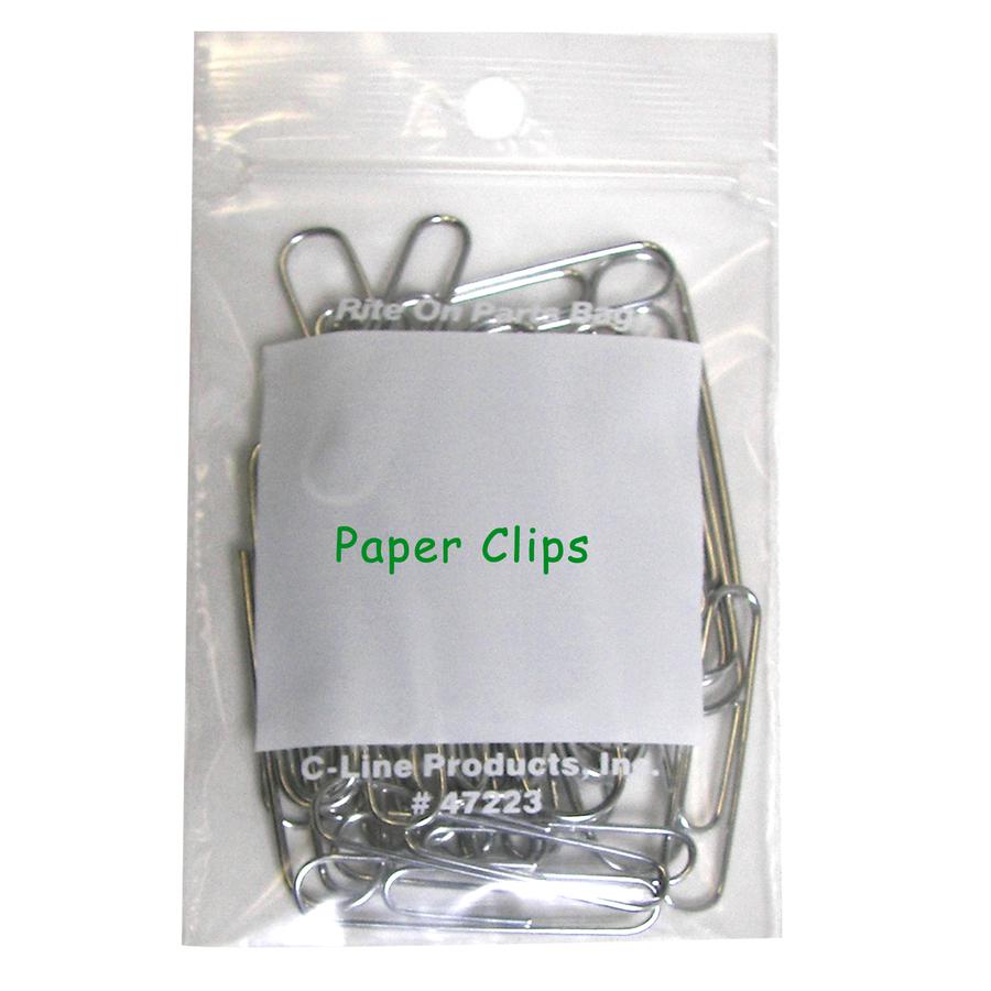 C-Line Write-On Poly Bags - 2 x 3, 1000/BX, 47223. Picture 2