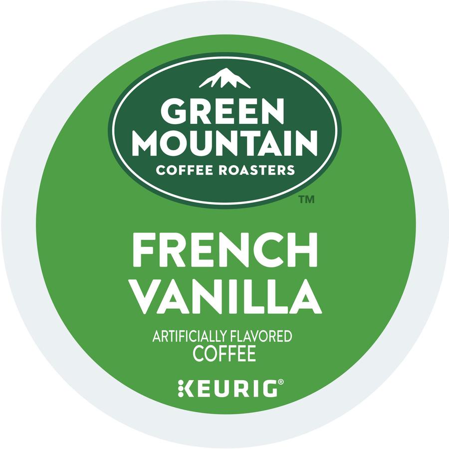 Green Mountain Coffee Roasters&reg; K-Cup French Vanilla Coffee - Compatible with Keurig Brewer - 24 / Box. Picture 3