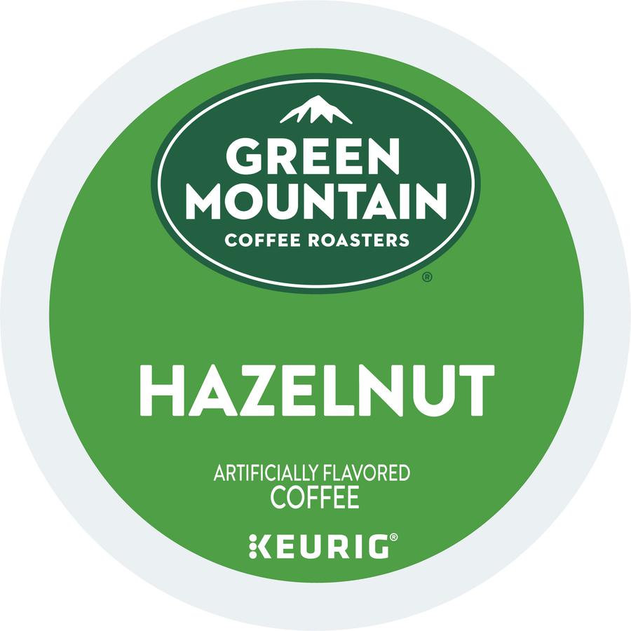 Green Mountain Coffee Roasters&reg; K-Cup Hazelnut Coffee - Compatible with Keurig Brewer - 24 / Box. Picture 3