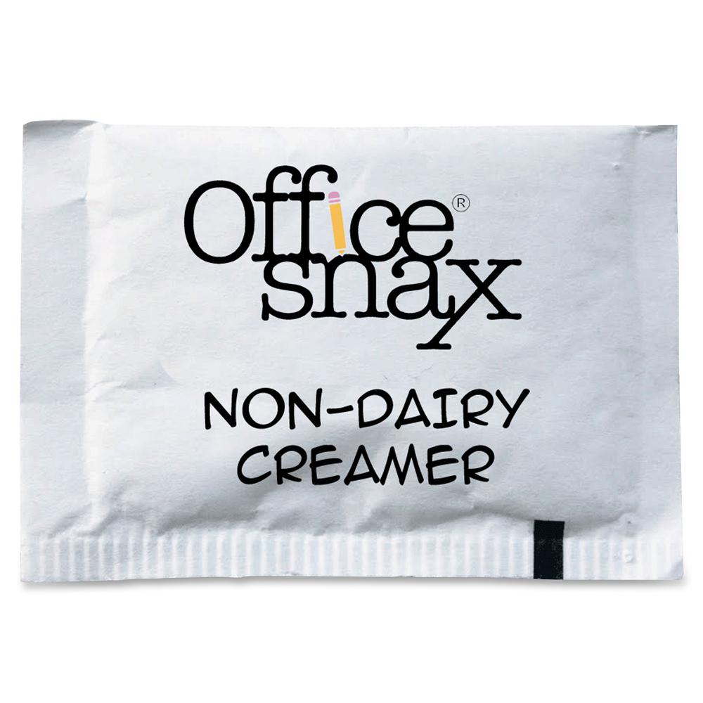 Office Snax Single-use Non-Dairy Creamer - Packet - 800/Carton. Picture 2