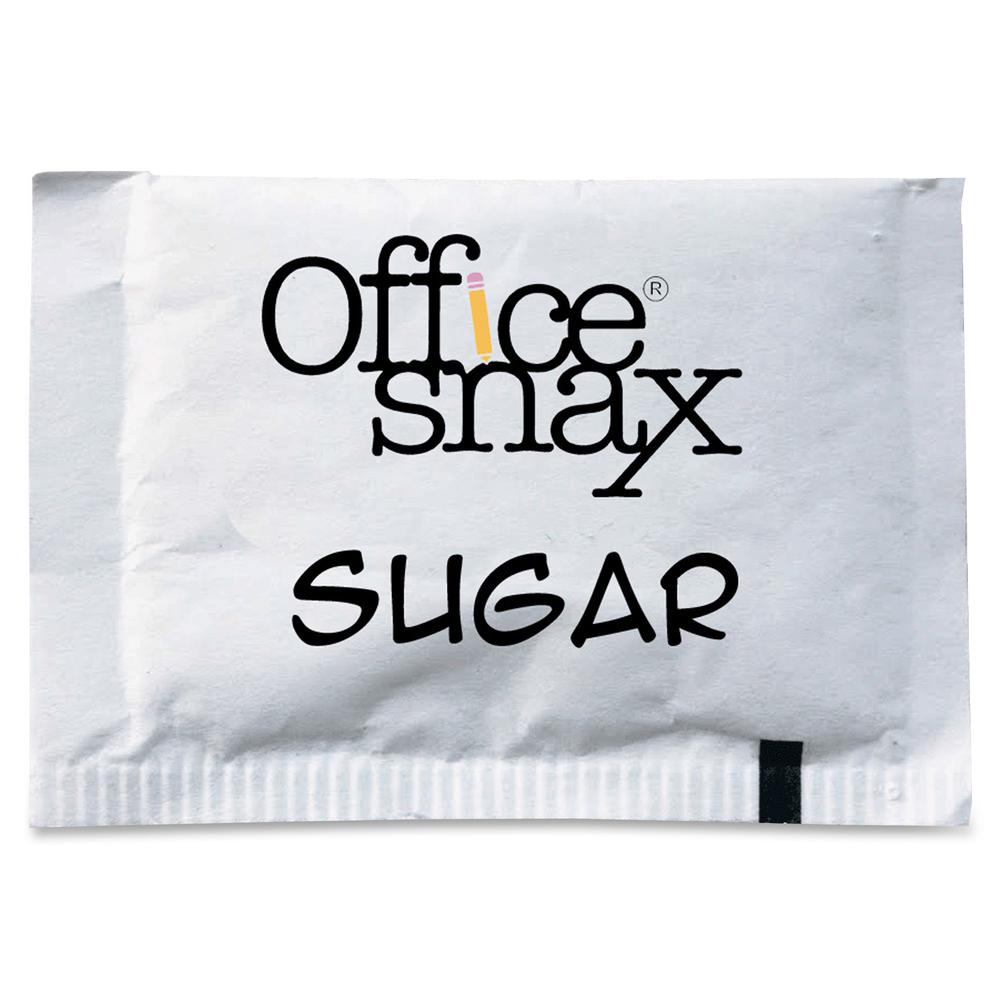 Office Snax 2.8 oz. Sugar Packs - Packet - Powdered Sugar - 1200/Carton. Picture 2