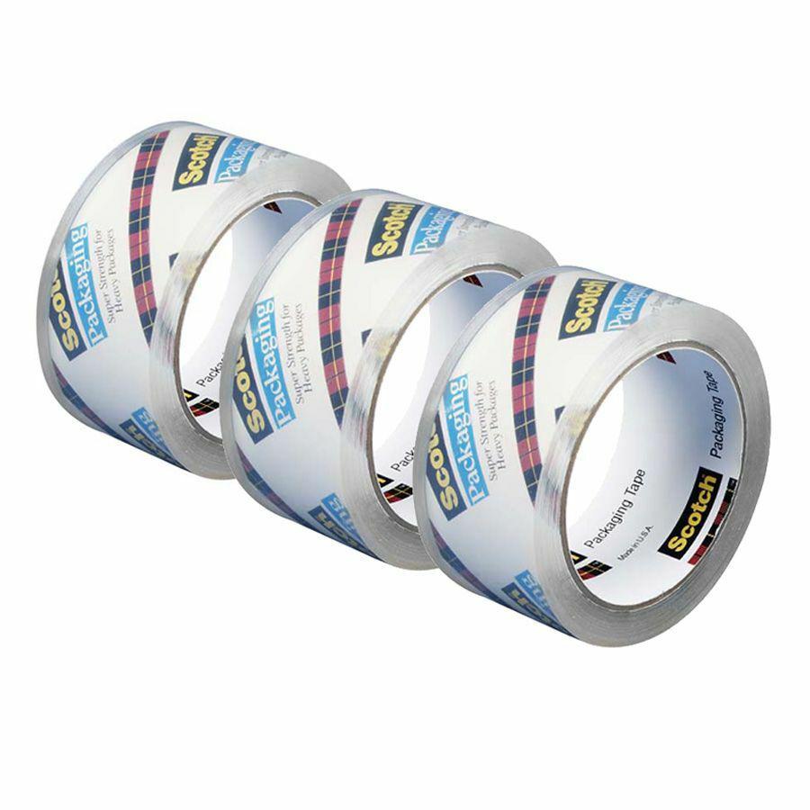 Scotch Heavy-Duty Shipping/Packaging Tape - 54.60 yd Length x 1.88" Width - 3.1 mil Thickness - 3" Core - Synthetic Rubber Resin - Rubber Resin Backing - Split Resistant, Tear Resistant, Breakage Resi. Picture 2