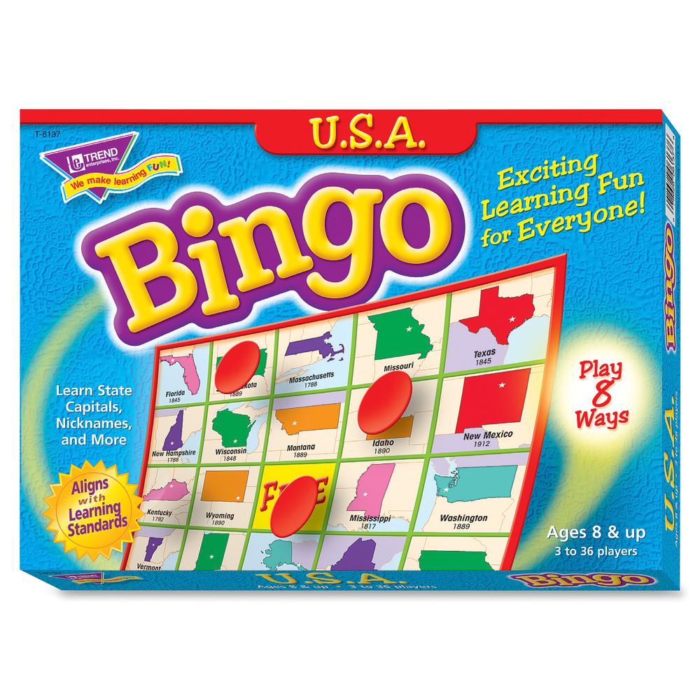 Trend U.S.A. Bingo Game - 8-13 Year. Picture 6