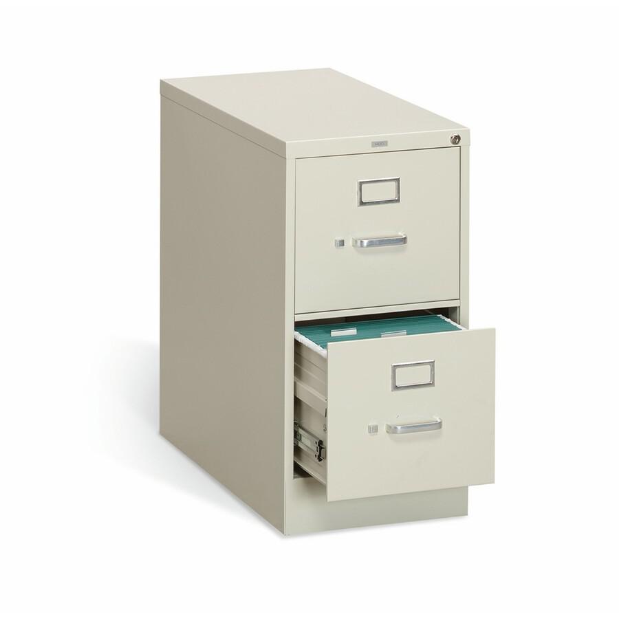 HON 310 H312 File Cabinet - 15" x 26.5"29" - 2 Drawer(s) - Finish: Putty. Picture 4