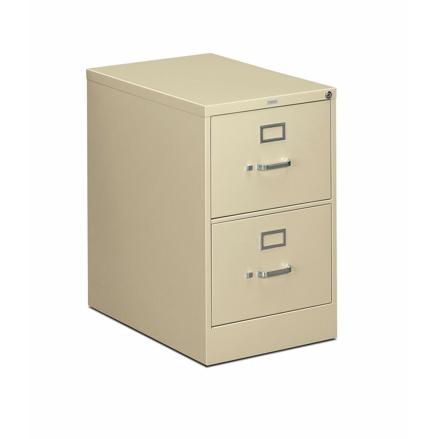 HON 310 H312C File Cabinet - 18.3" x 26.5"29" - 2 Drawer(s) - Finish: Putty. Picture 3