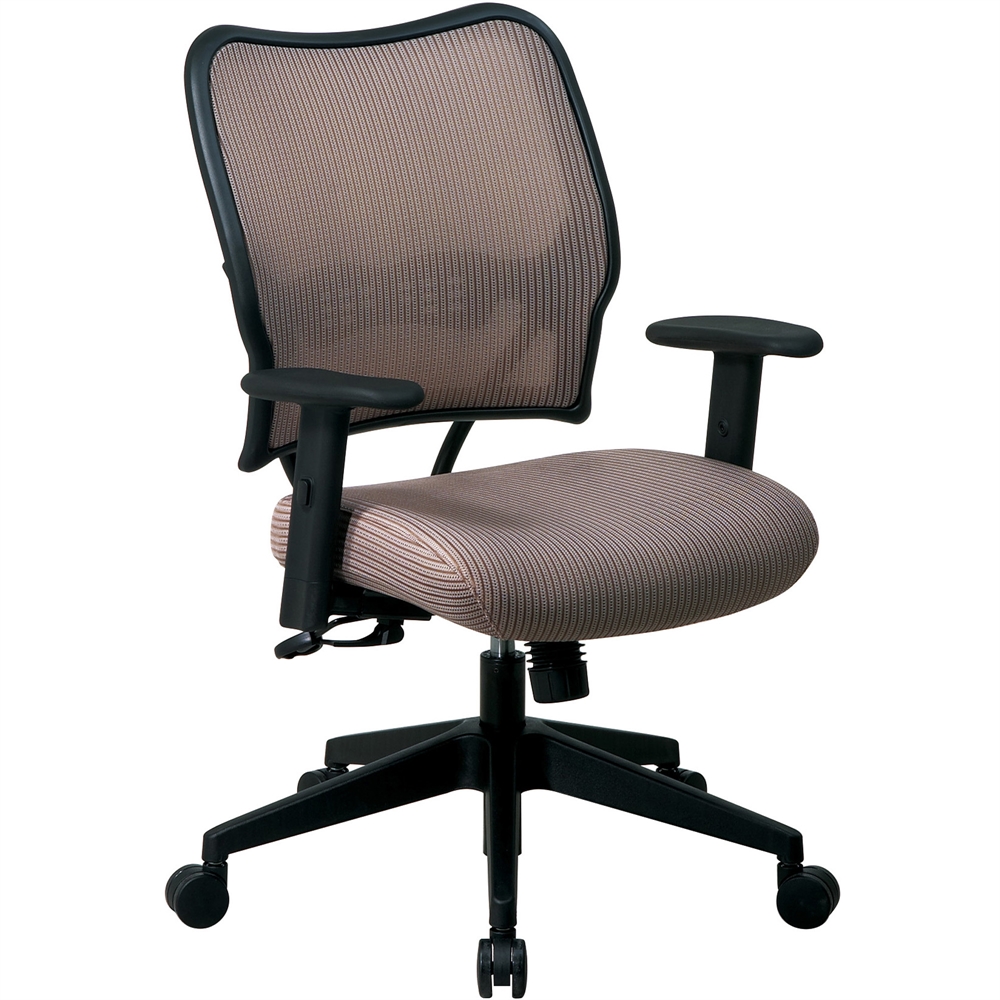 Office Star Space VeraFlex Series Task Chair - Fabric Latte Seat - Fabric Back - 5-star Base - Latte - 19.50" Seat Width x 20" Seat Depth - 27" Width x 26.5" Depth x 40" Height. Picture 8