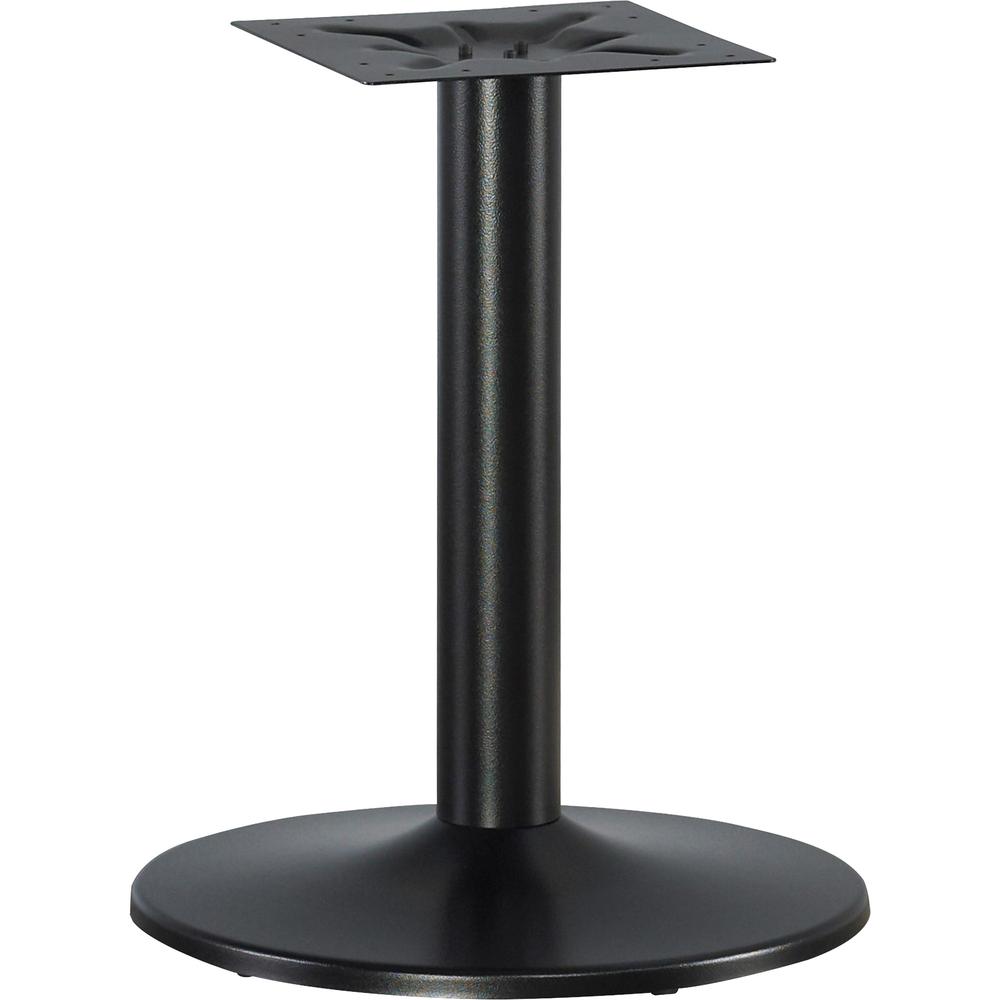 Lorell Essentials Conference Table Base - Round Base - 28.50" Height x 23.63" Width x 23.63" Depth - Assembly Required - Black. Picture 6