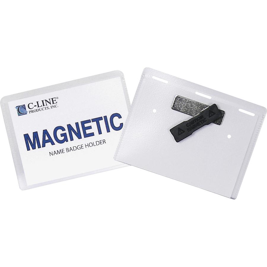 C-Line Magnetic Style Name Badge Holder Kit - Magnetic Style Name Badge Holder Kit. Picture 5