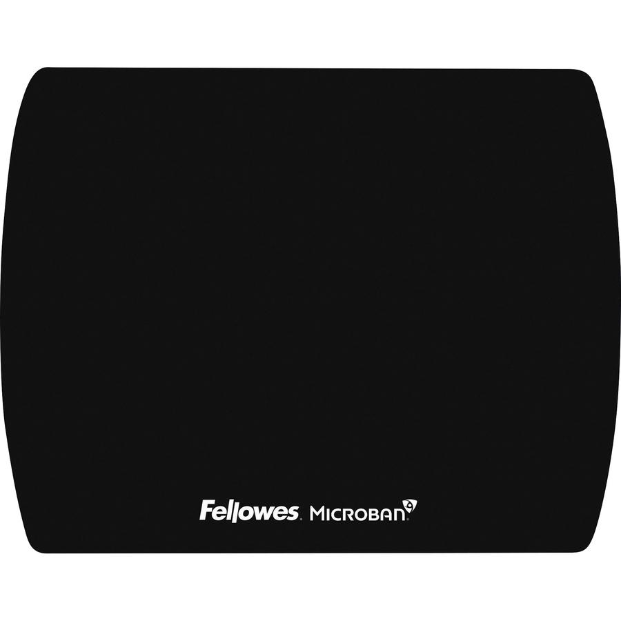 Fellowes Microban&reg; Ultra Thin Mouse Pad - Black - 7" x 9" x 0.06" Dimension - Black - 1 Pack. Picture 2