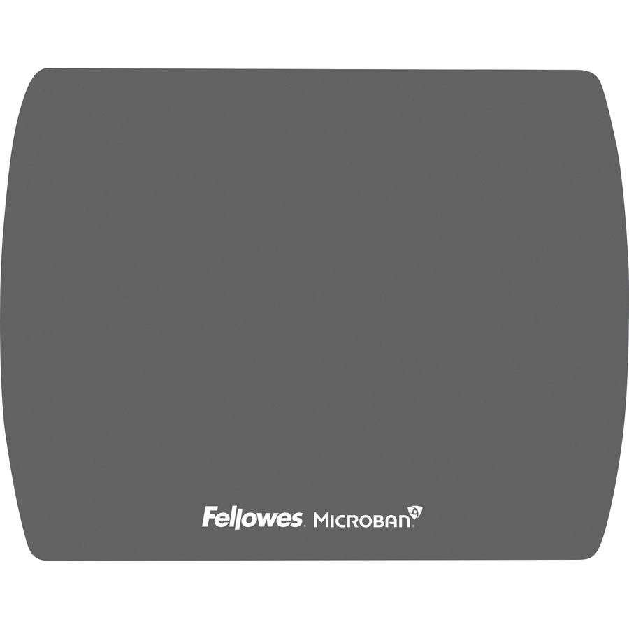 Fellowes Microban&reg; Ultra Thin Mouse Pad - Graphite - 7" x 9" x 0.06" Dimension - Graphite - 1 Pack. Picture 2