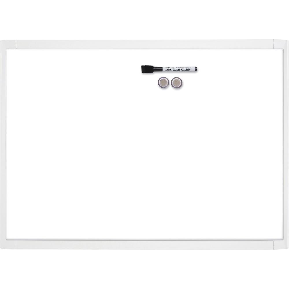 Quartet Decorative Dry-erase Whiteboard - 17" (1.4 ft) Width x 11" (0.9 ft) Height - White Stainless Steel Surface - Assorted Plastic Frame - Rectangle - 1 Each. Picture 2