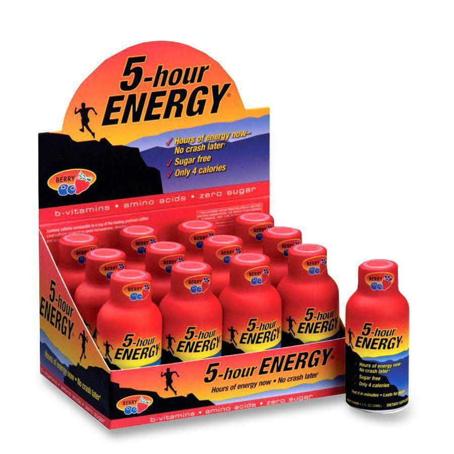 5-Hour Energy Berry Flavored Drink - 2 fl oz (59 mL) - 12 / Pack. Picture 2