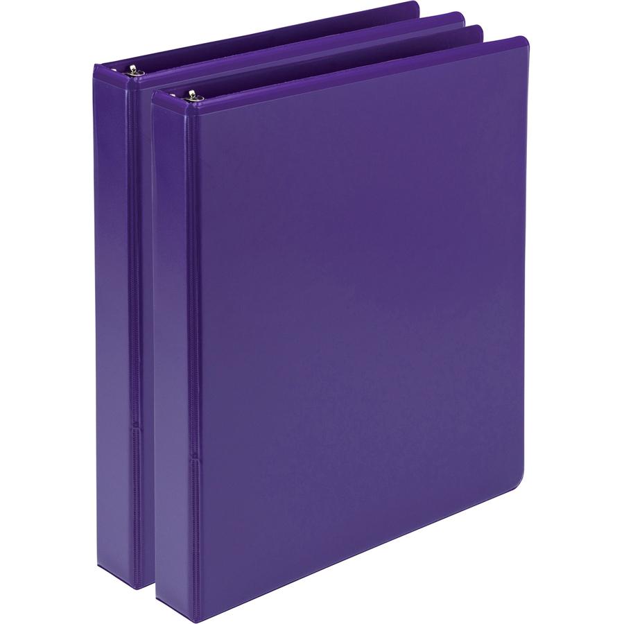 Samsill Earth's Choice Plant-based View Binders - 1" Binder Capacity - Letter - 8 1/2" x 11" Sheet Size - 200 Sheet Capacity - 3 x Round Ring Fastener(s) - 2 Internal Pocket(s) - Chipboard, Plastic, P. Picture 2