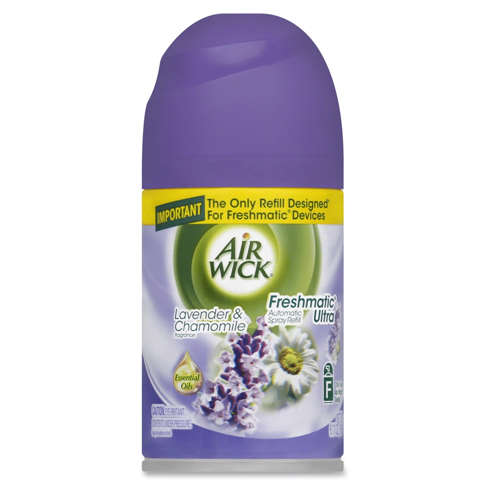 Air Wick Freshmatic Dispenser Refill Lavender Spray - Aerosol - 5.9 fl oz (0.2 quart) - 6.17 oz - Lavender, Chamomile - 1 Each. Picture 2