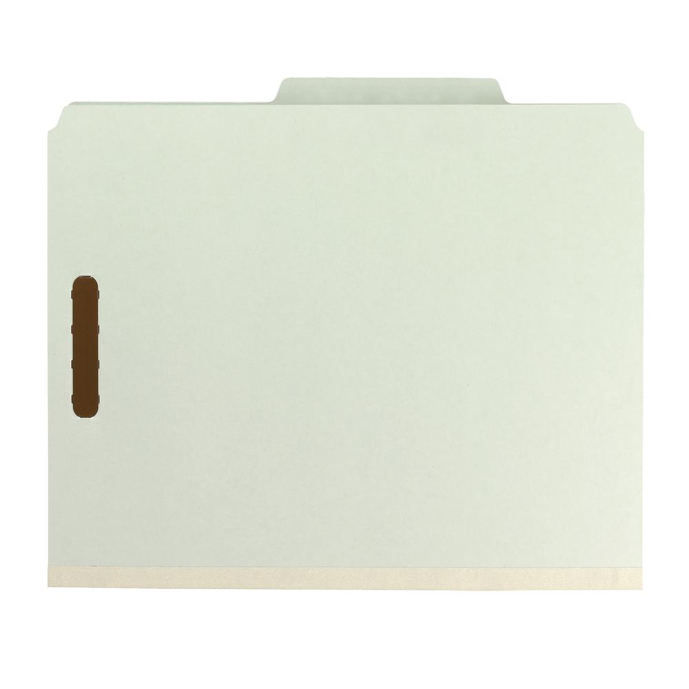 Smead 2/5 Tab Cut Letter Recycled Classification Folder - 8 1/2" x 11" - 2" Expansion - 6 x 2K Fastener(s) - 1" Fastener Capacity, 2" Fastener Capacity - Top Tab Location - Right of Center Tab Positio. Picture 11
