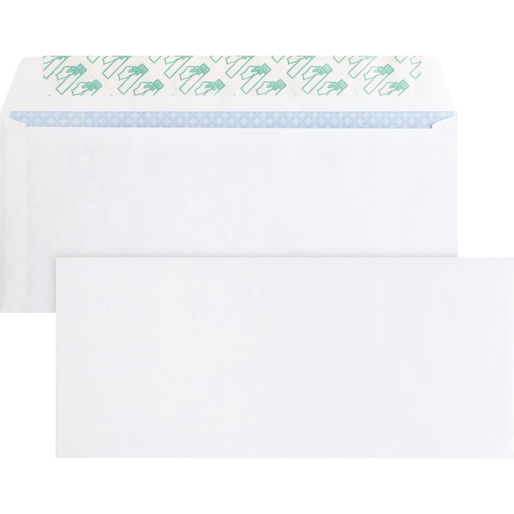 Business Source Regular Tint Peel/Seal Envelopes - Business - #10 - 9 1/2" Width x 4 1/8" Length - 24 lb - Peel & Seal - Wove - 500 / Box - White. Picture 7