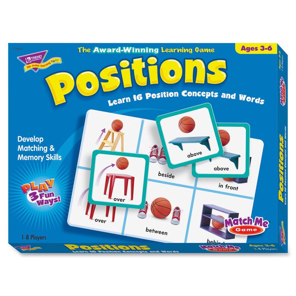 Trend Positions Match Me Games - Educational - 1 to 8 Players - 1 Each. Picture 5