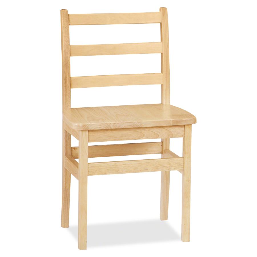 Jonti-Craft KYDZ Ladderback Chair - Maple - Solid Hardwood - 1 Each. Picture 4