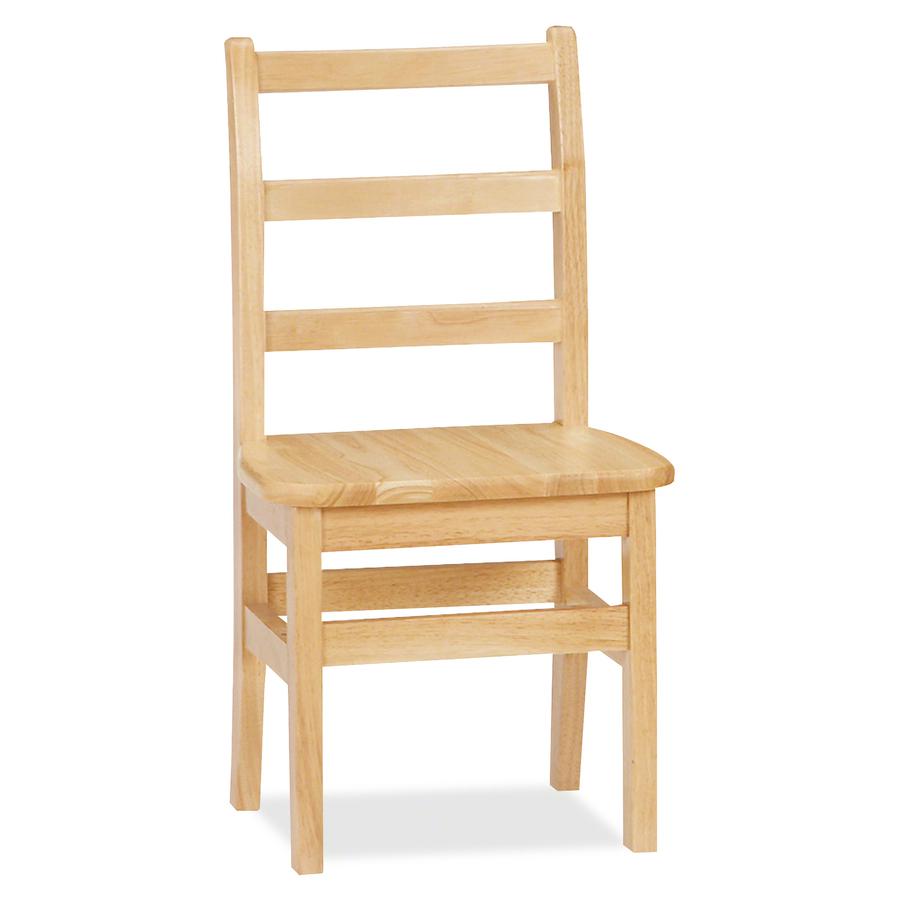 Jonti-Craft KYDZ Ladderback Chair - Maple - Solid Hardwood - 1 Each. Picture 4