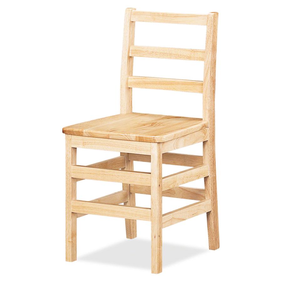 Jonti-Craft KYDZ Ladderback Chair - Maple - Solid Hardwood - 1 Each. Picture 5
