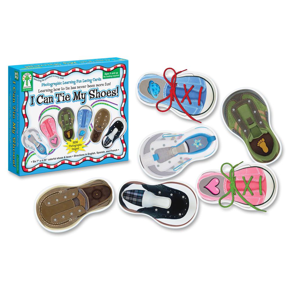 Carson Dellosa Education PreK-Grade 1 I Can Tie My Shoes Cards Set - Theme/Subject: Learning - Skill Learning: Motor Skills, Eye-hand Coordination - 4-7 Year - 6 Pieces. Picture 2