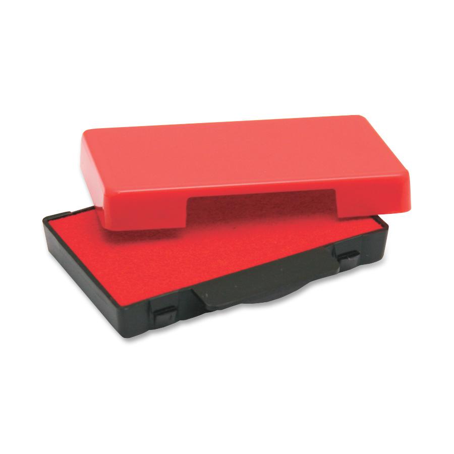 Trodat E4822 Replacement Red Ink Pad - 1 Each - Red Ink - Plastic. Picture 2