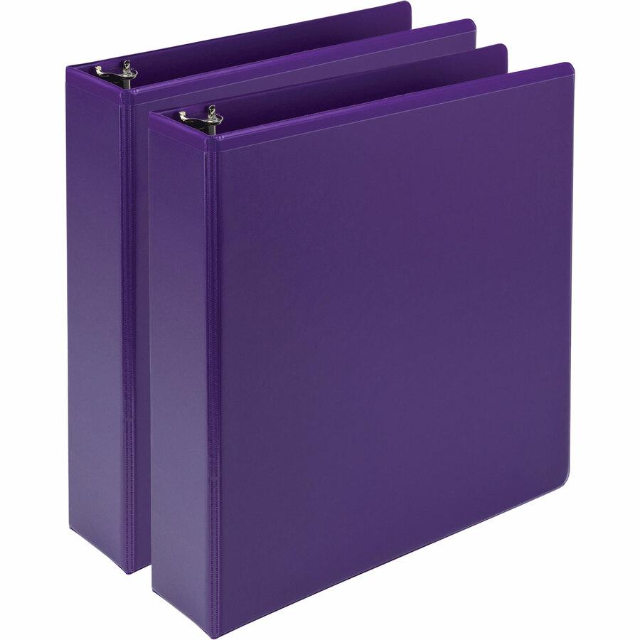 Samsill Earth's Choice Plant-based View Binders - 2" Binder Capacity - Letter - 8 1/2" x 11" Sheet Size - 425 Sheet Capacity - 3 x Round Ring Fastener(s) - 2 Internal Pocket(s) - Chipboard, Plastic, P. Picture 3