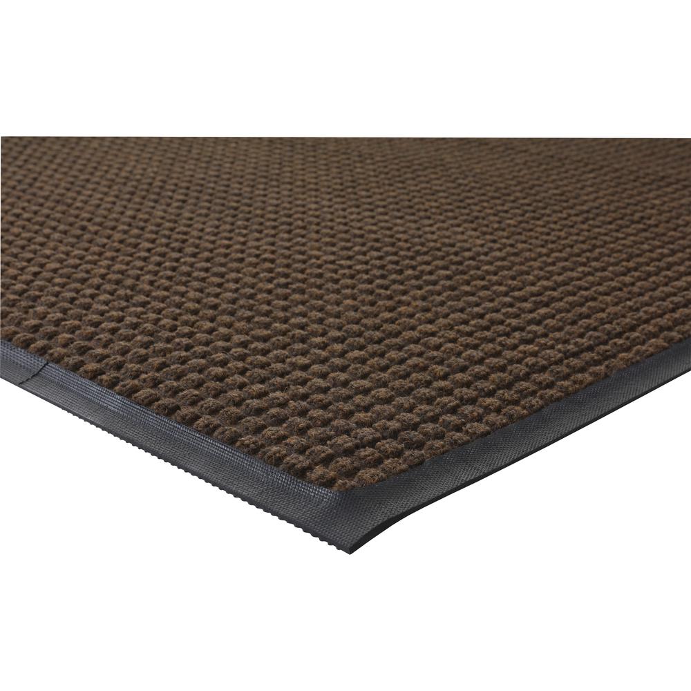 Genuine Joe Waterguard Wiper Scraper Floor Mats - Carpeted Floor, Indoor, Outdoor - 60" Length x 36" Width - Polypropylene - Brown - 1Each. Picture 4