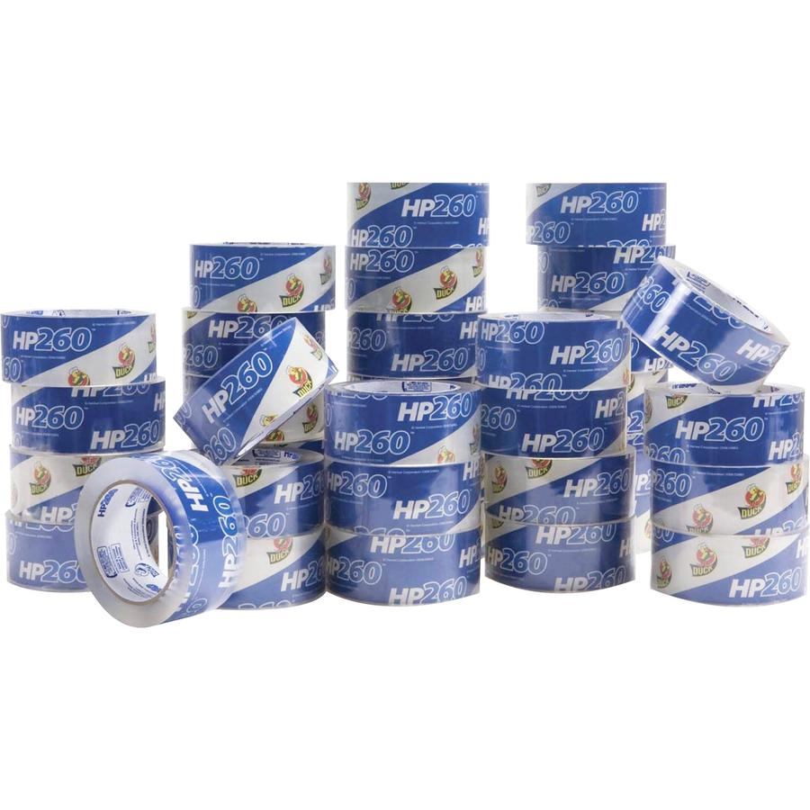Duck Brand HP260 Packing Tape - 60 yd Length x 1.88" Width - 3" Core - 3.10 mil - Acrylic Backing - UV Resistant - For Packing, Shipping, Mailing - 36 / Carton - Clear. Picture 2