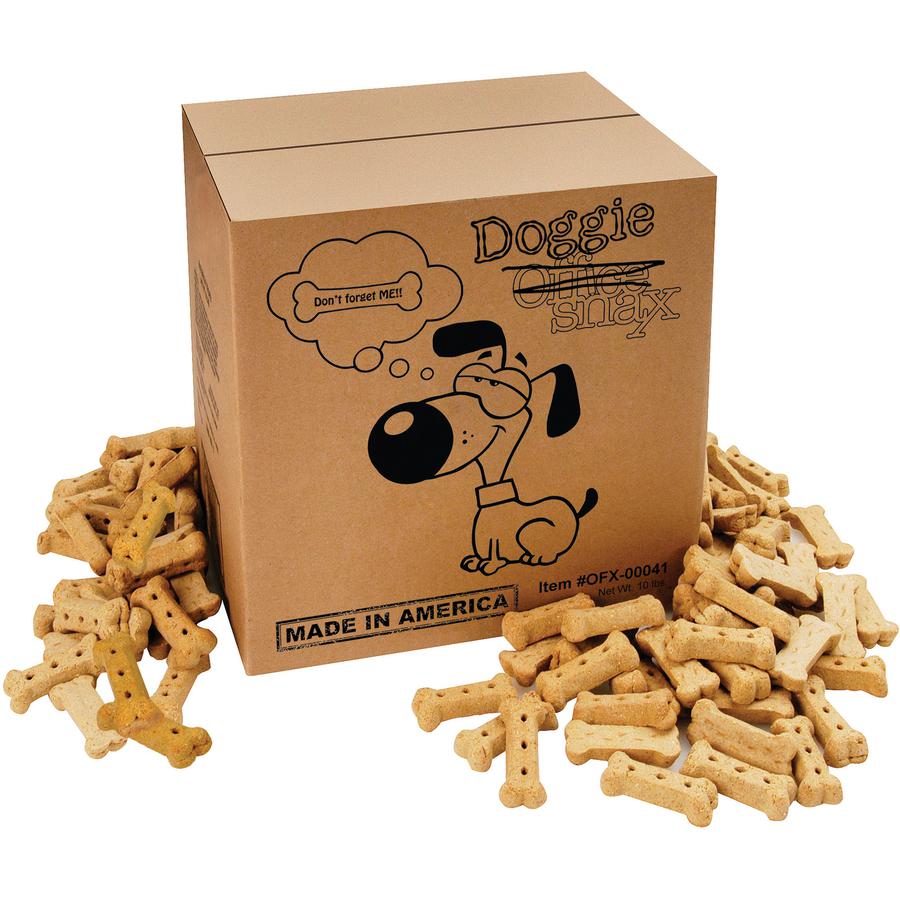 Office Snax Doggie Snax Biscuits - 1 / Box. Picture 2