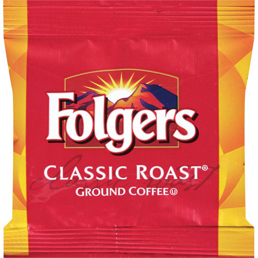 Folgers&reg; Classic Roast Coffee - Medium - 0.9 oz - 36 / Carton. Picture 6