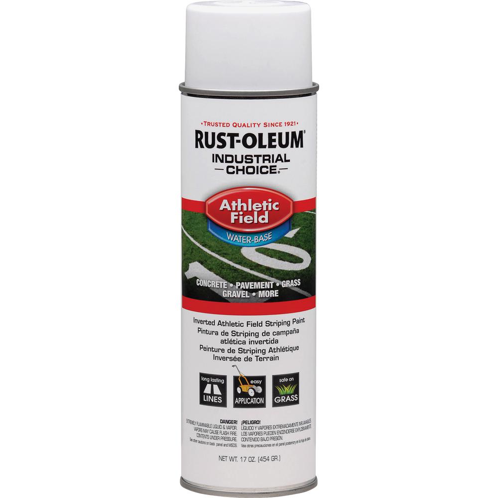 Rust-Oleum Athletic Field Striping Paint - 17 fl oz - 1 Each - White. Picture 2
