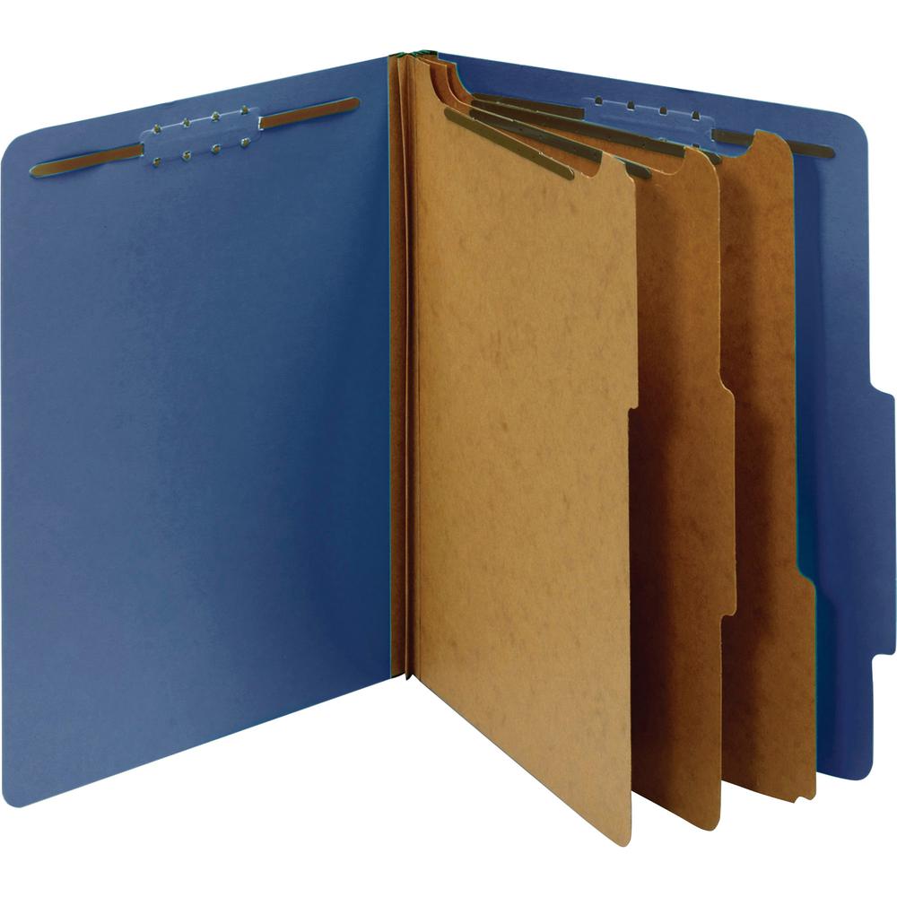 Pendaflex 2/5 Tab Cut Letter Recycled Classification Folder - 8 1/2" x 11" - 3 1/2" Expansion - 5 Fastener(s) - 2" Fastener Capacity for Folder, 1" Fastener Capacity for Divider - Top Tab Location - R. Picture 2
