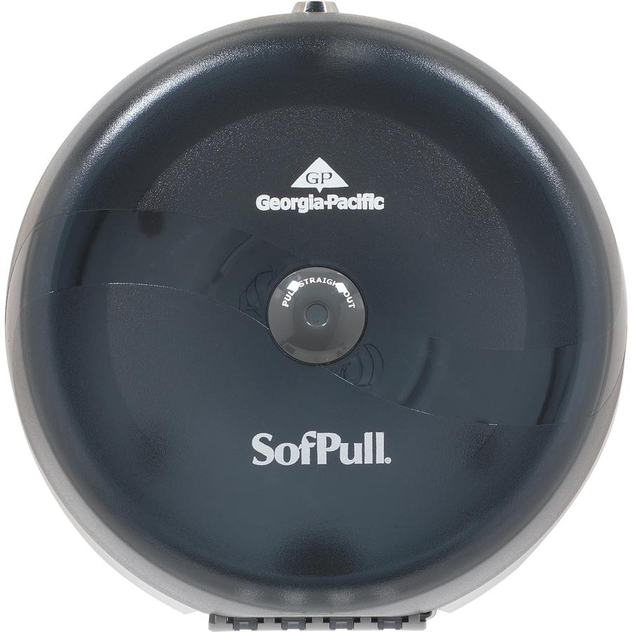SofPull 1-Roll Centerpull High-Capacity Toilet Paper Dispenser - Center Pull Dispenser - 1 x Roll Center Pull - 10.5" Height x 10.5" Width x 6.8" Depth - Plastic - Lockable, Long Lasting, Sturdy, Dura. Picture 11