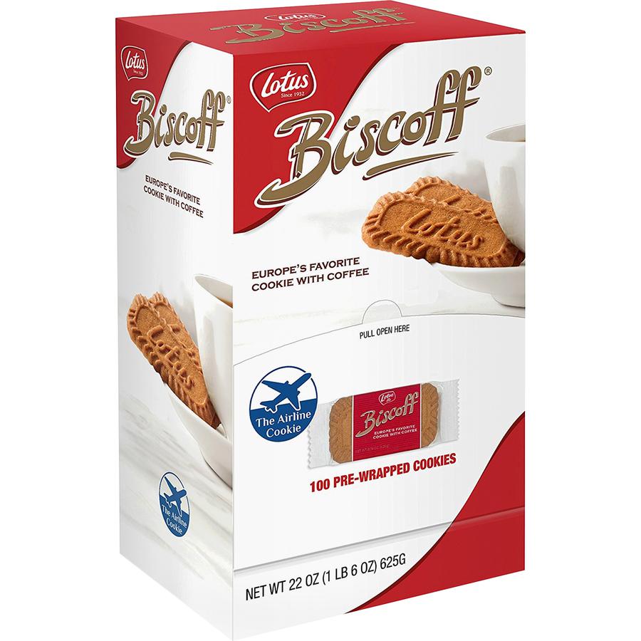 Biscoff Individual Cookies Dispenser - Individually Wrapped - Caramel - 100 / Box. Picture 2