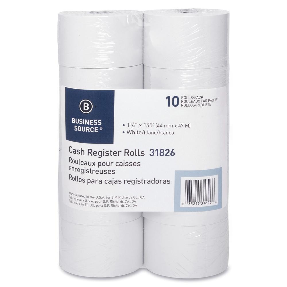 Business Source Bond Paper - White - 1 3/4" x 155 ft - 10 / Pack - SFI. Picture 4