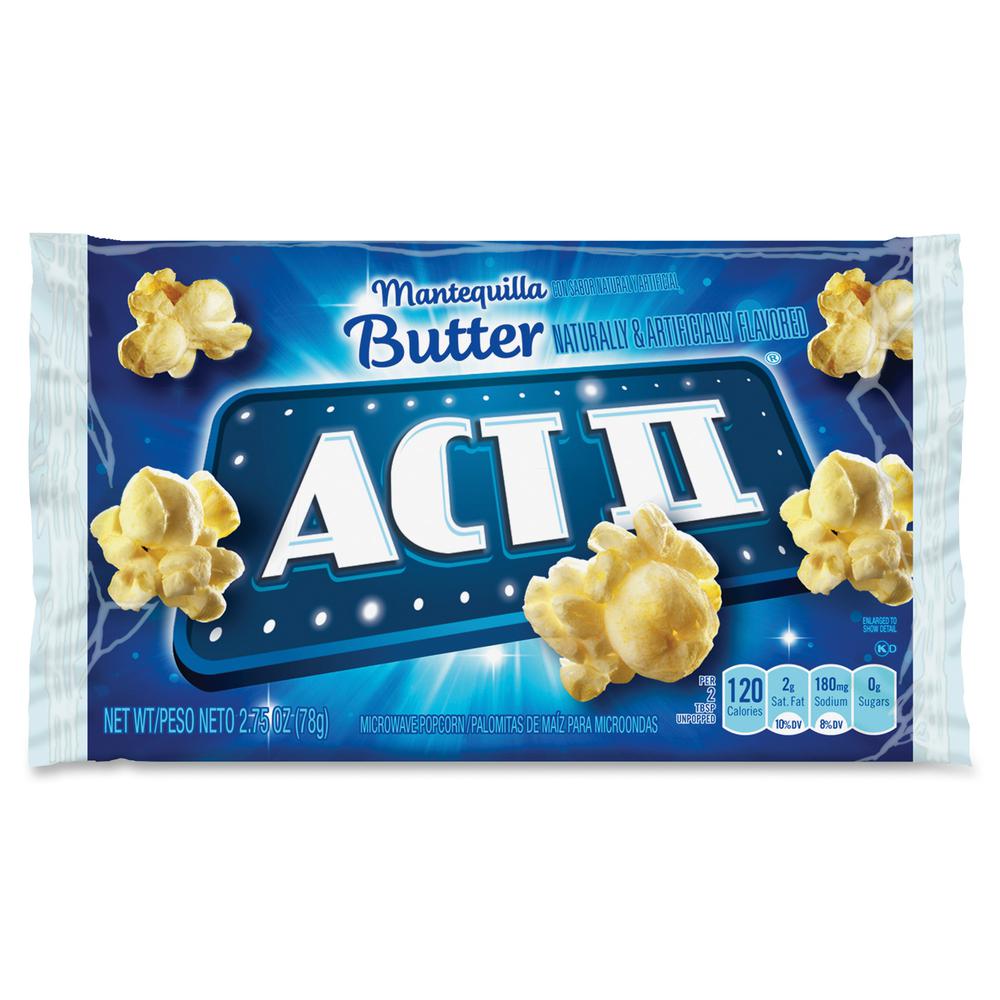 ACT II ACT II Butter Microwave Popcorn - Butter - 2.75 oz - 36 / Carton. Picture 2