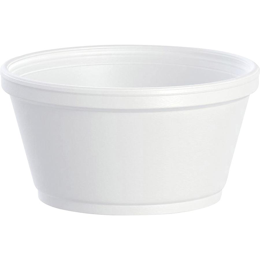 Dart Foam Food Containers - 50 / Bag - Serving - White - Foam Body - 20 / Carton. Picture 13