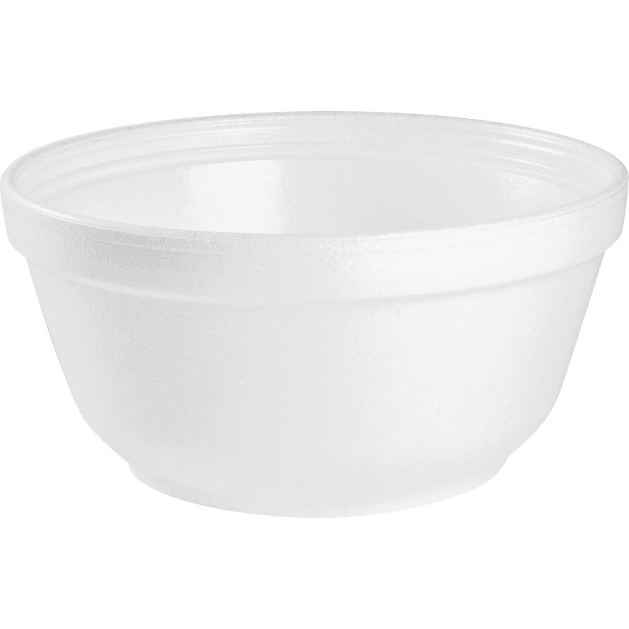 Dart 12 oz Insulated Foam Bowls - 50 / Bag - Serving - White - Foam Body - 20 / Carton. Picture 2