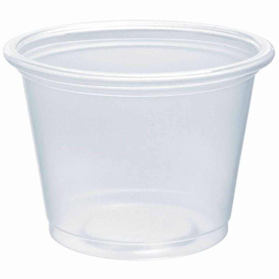 Dart 1 oz Conex Complements Portion Containers - 125 / Pack - Polypropylene Body - 20 / Carton. Picture 3