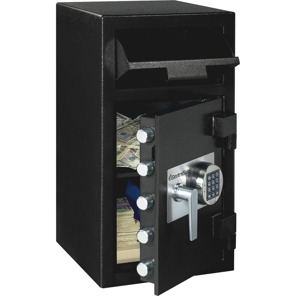 Sentry Safe Depository Electronic Lock Safe - 1.60 ft³ - Programmable, Electronic Lock - 5 Live-locking Bolt(s) - Fire Resistant, Water Resistant, Theft Resistant - for Home, Money, Document - Interna. Picture 2