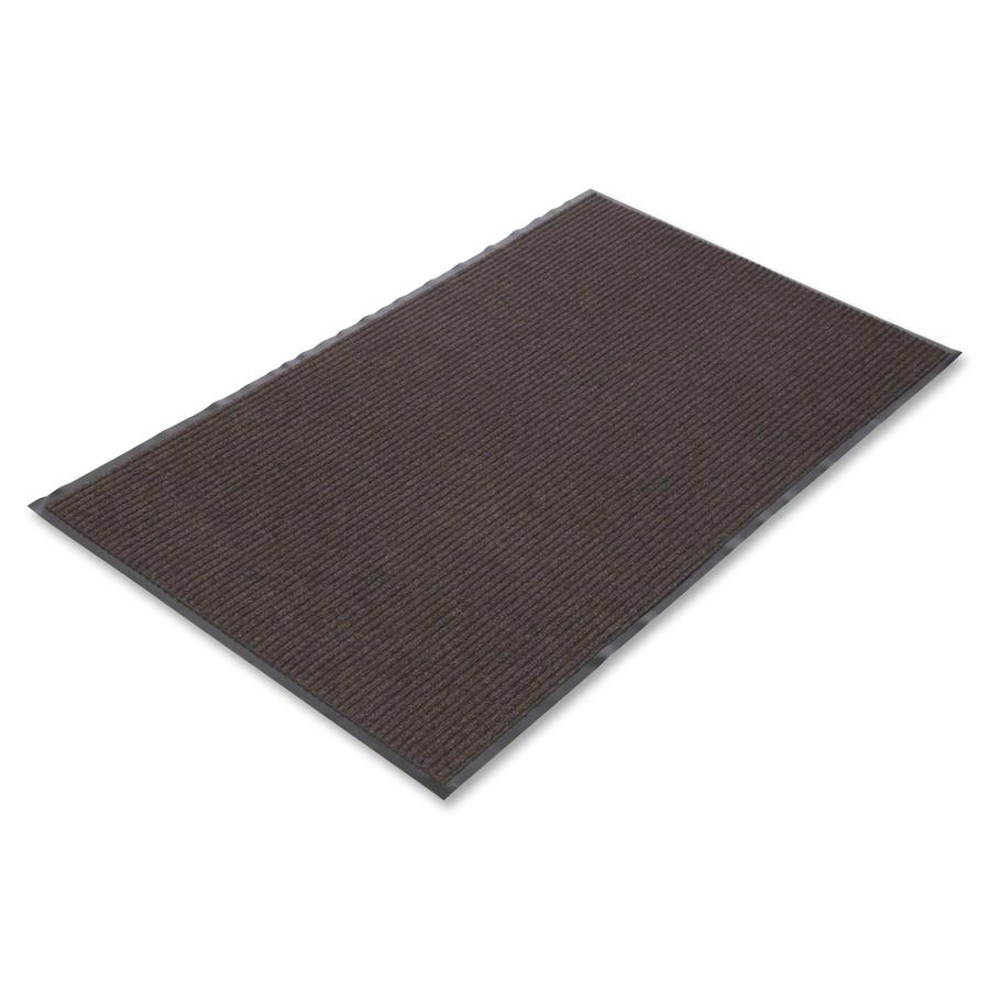 Crown Mats Needle-rib Wiper/Scraper Mat - Entryway, Indoor - 72" Length x 48" Width x 0.31" Thickness - Rectangle - Polyethylene Terephthalate (PET) - Brown. Picture 3