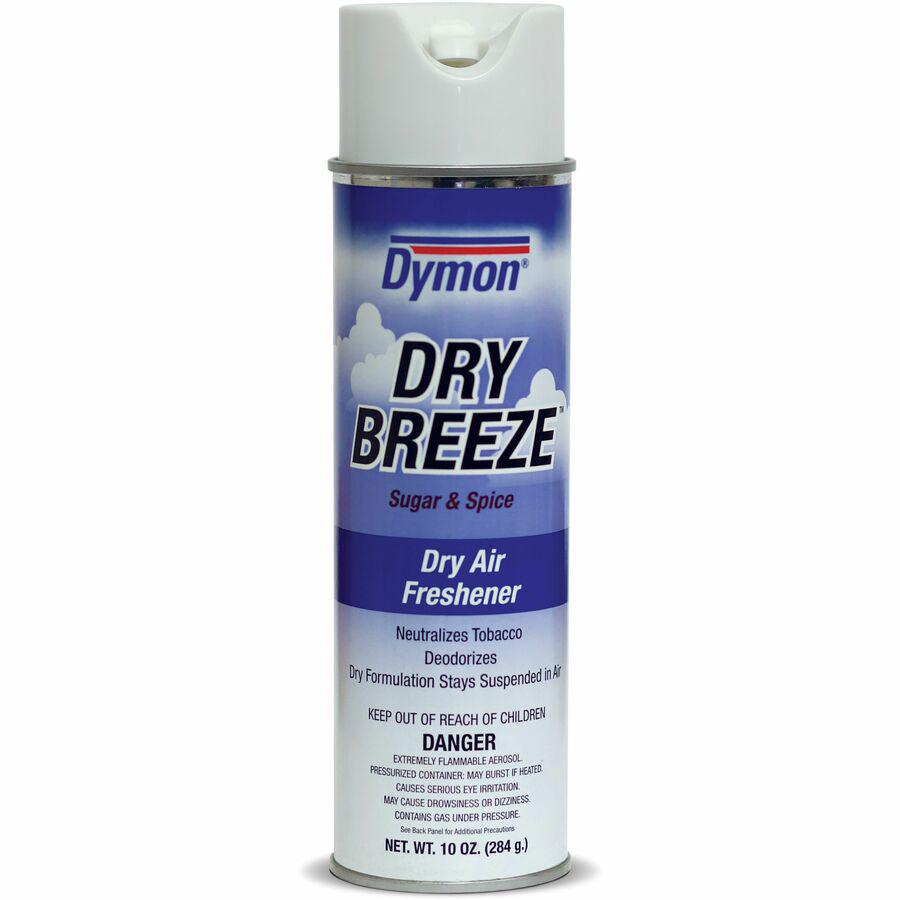 Dymon Dry Breeze Scented Dry Air Freshener - Aerosol - 20 fl oz (0.6 quart) - Sugar & Spice - 1 Each. Picture 2